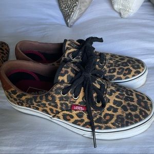 Vans Leopard print shoes